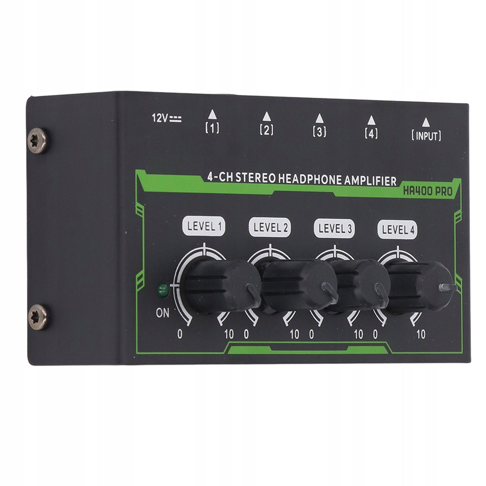 4-channel headphone amplifier, 12 V power supply, 6,35 mm output, stereofo Manufacturer code AG250820059504