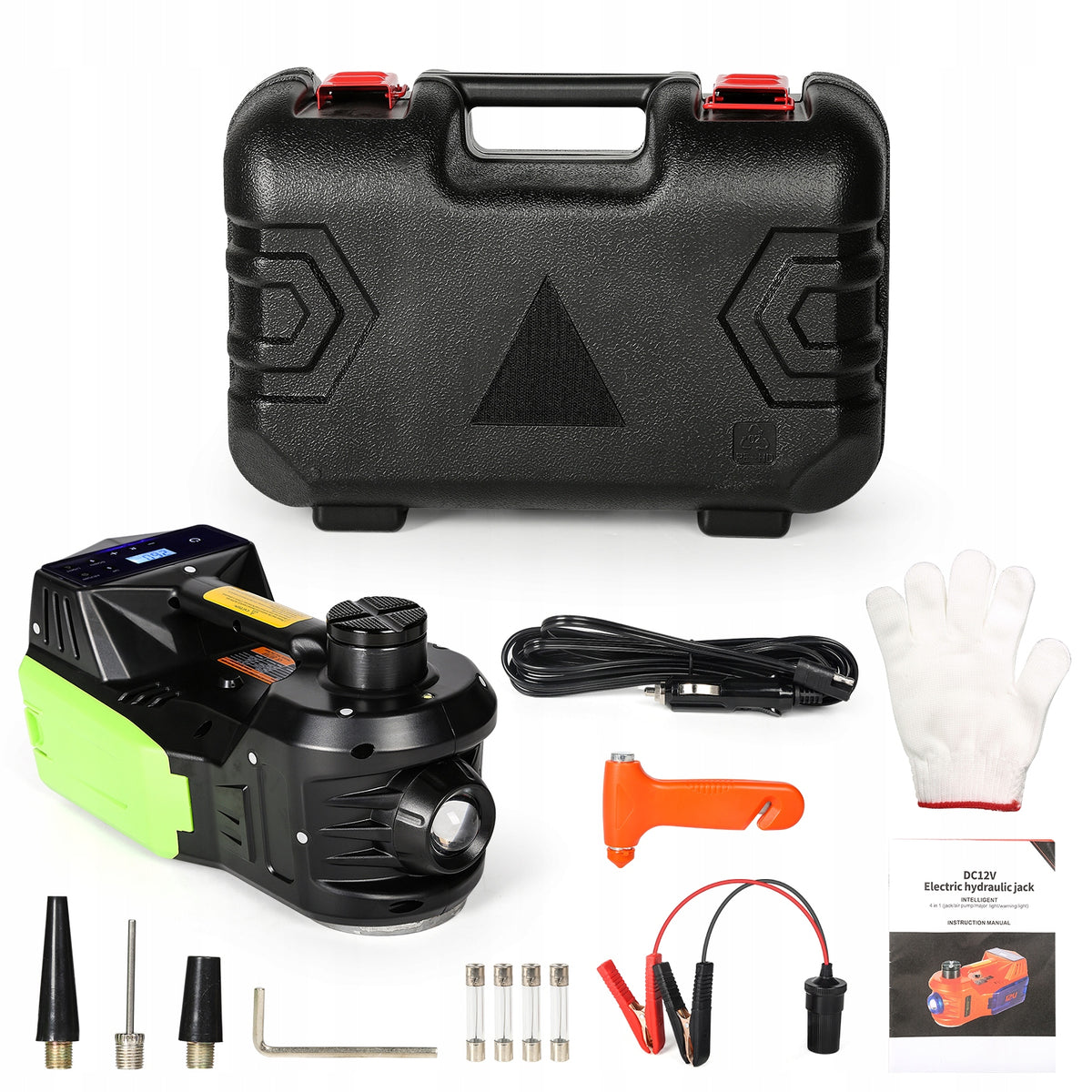 4 in 1 Car Jack Kit 12V 5T Electric Car Jack Stand for Sedans SUV Car