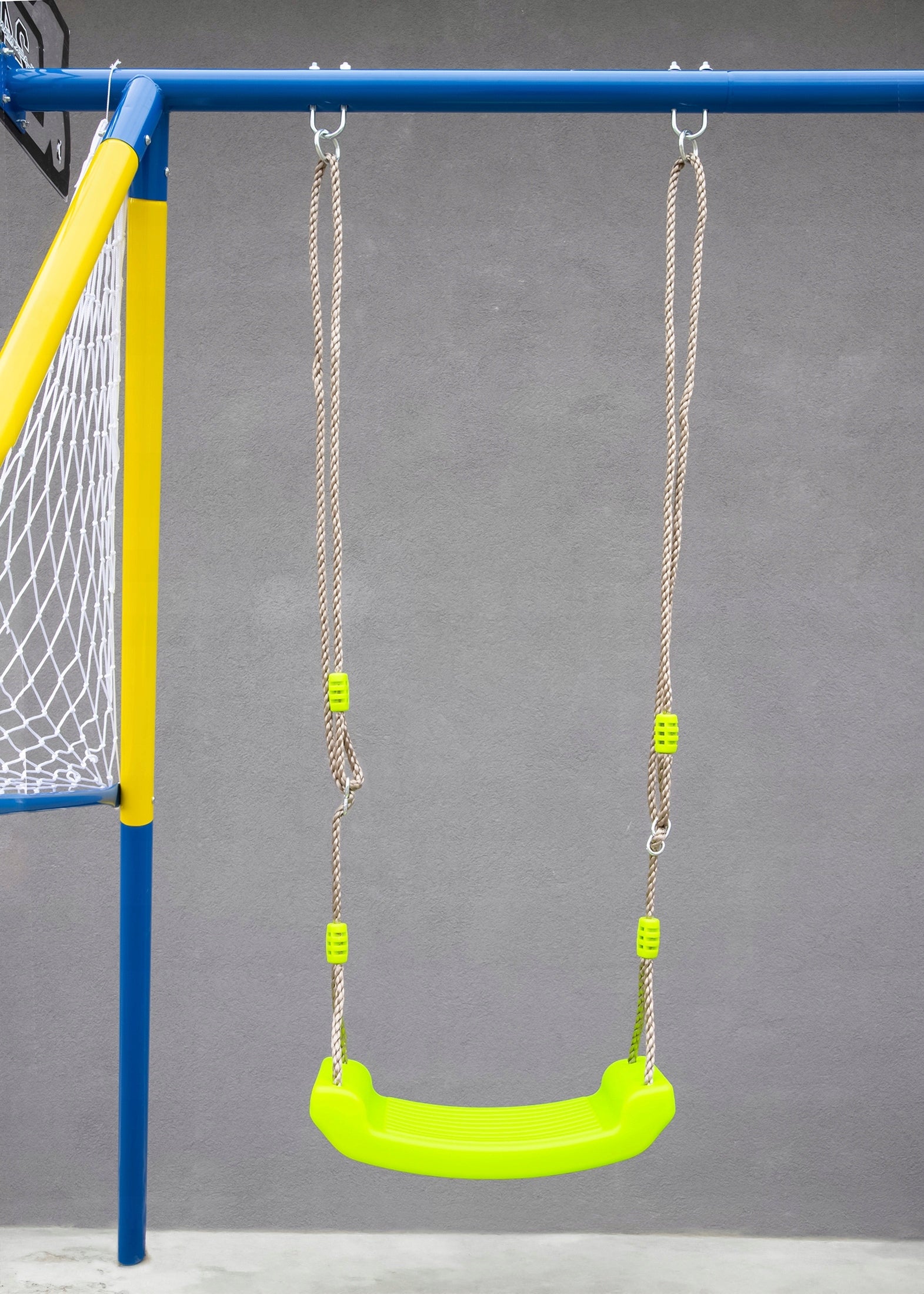 4 in 1 Double GARDEN SWING for Kids WITH FRAME stork nest Material metal