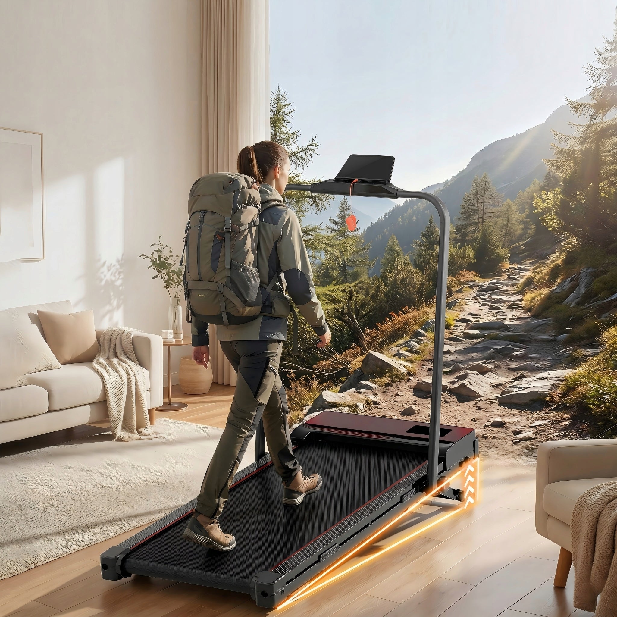 4-in-1 Folding Eletric Treadmill, 1-10% Auto Incline, 1-12 km/h Speed Manufacturer code WDE04S0173