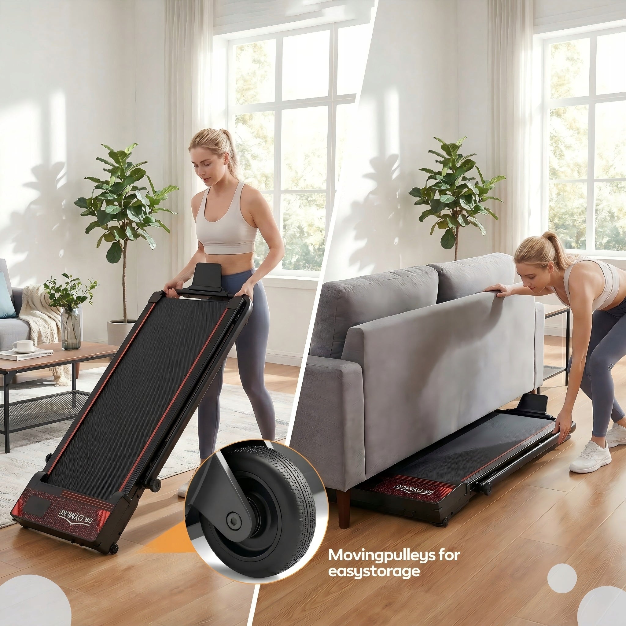 4-in-1 Folding Eletric Treadmill, 1-10% Auto Incline, 1-12 km/h Speed Model other