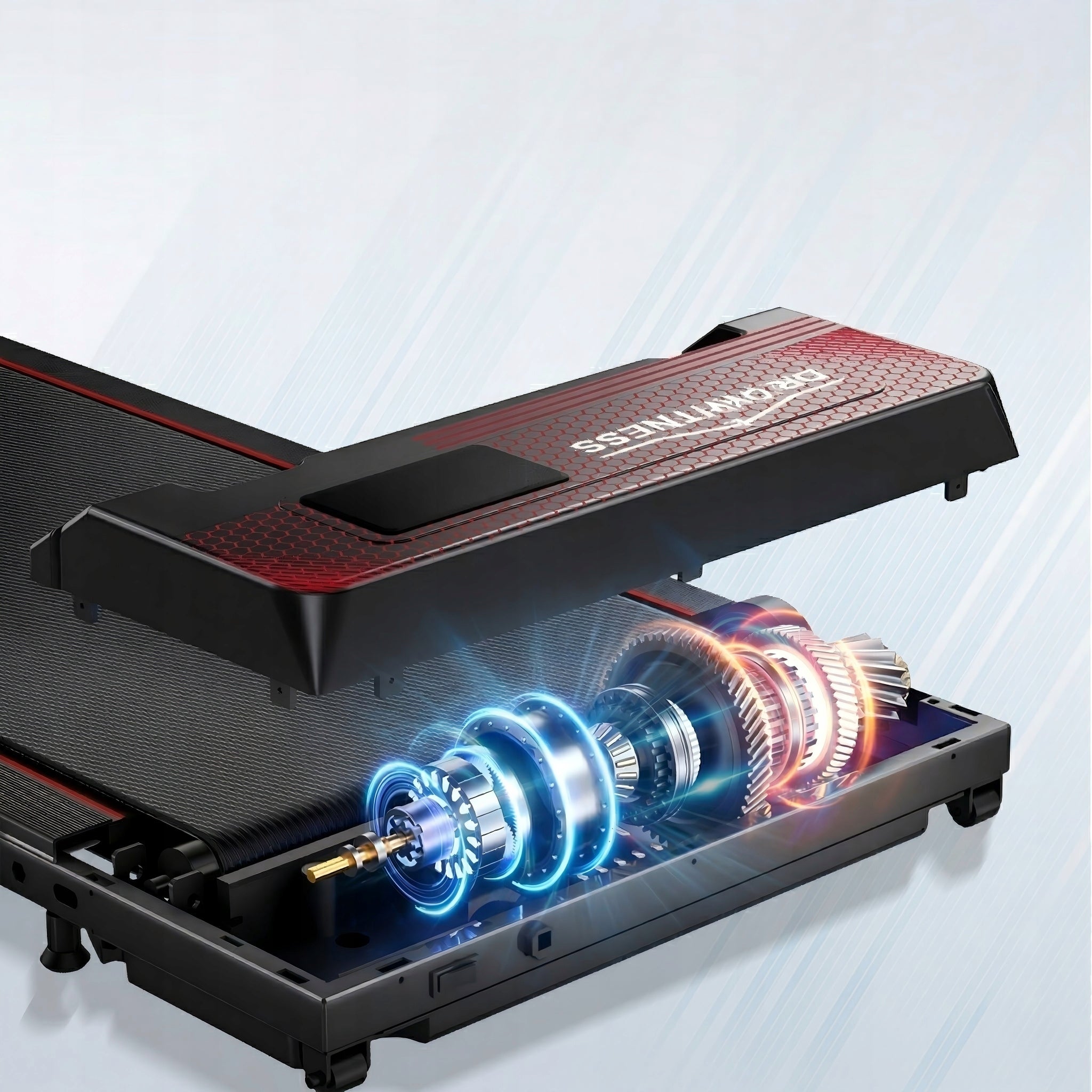 4-in-1 Folding Eletric Treadmill, 1-10% Auto Incline, 1-12 km/h Speed Power 0.75 HP