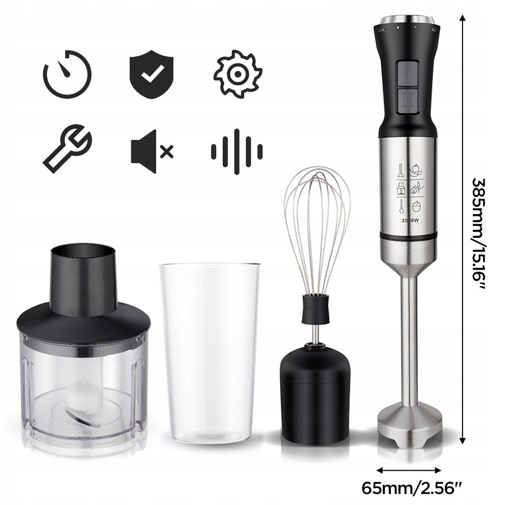 4 in 1 Mixer Set All Copper Motor 2000W Brand HDeye