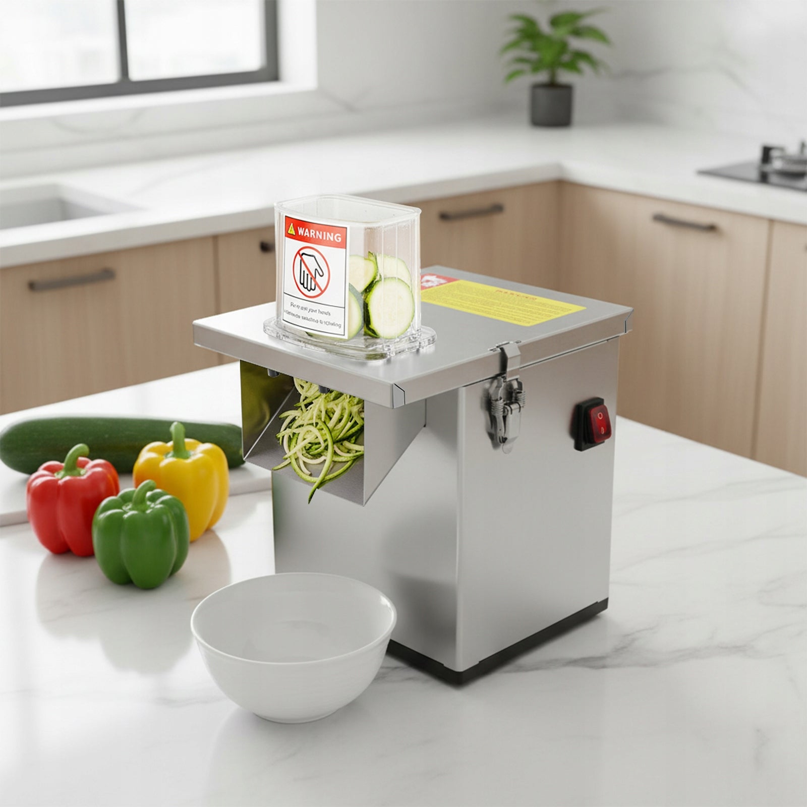4-in-1 Vegetable Processor (Slicer Dicer Shredder & Strip Crinkle Cutter) Brand no brand