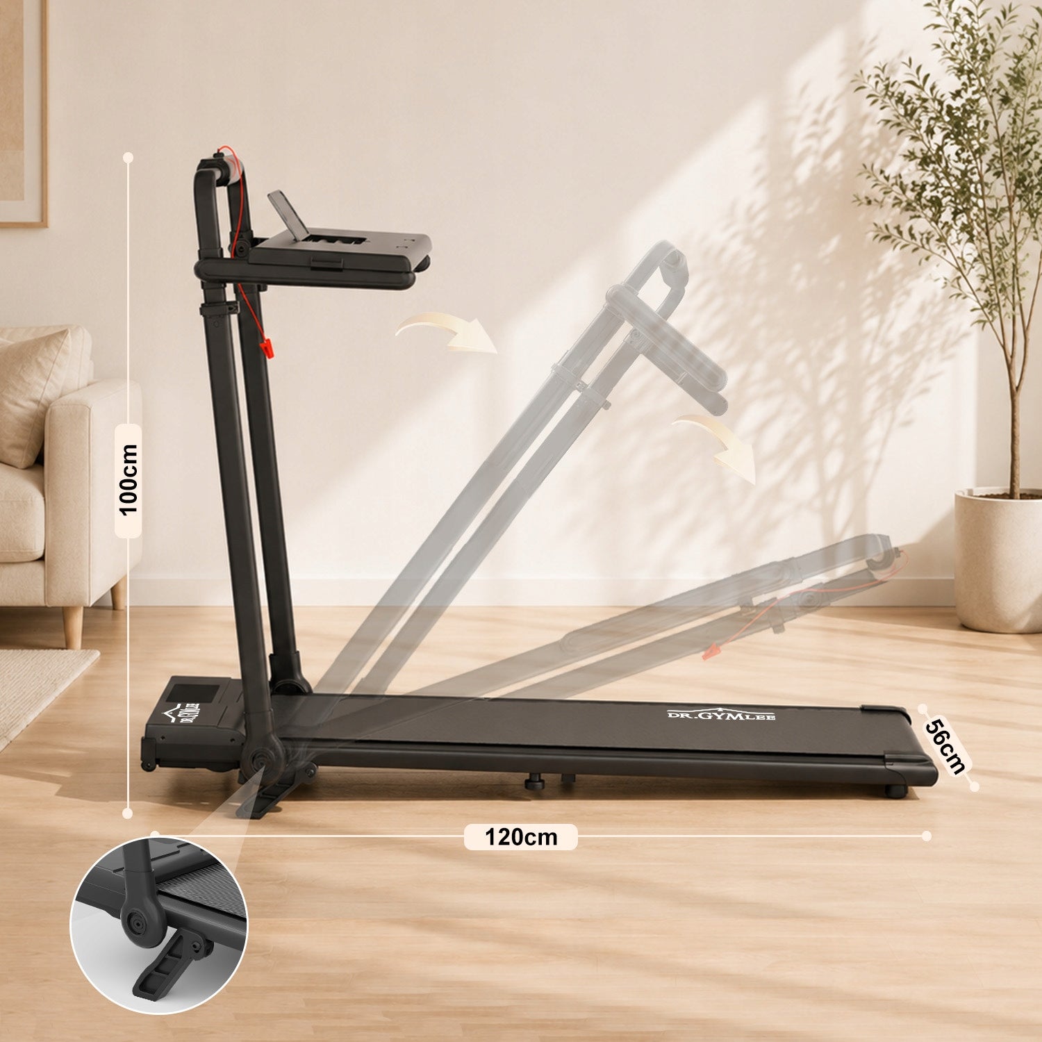 4 in 1Foldable Walking Pad Treadmill with Incline 1–10%, Speed 1–12 km/h EAN (GTIN) 850065179179