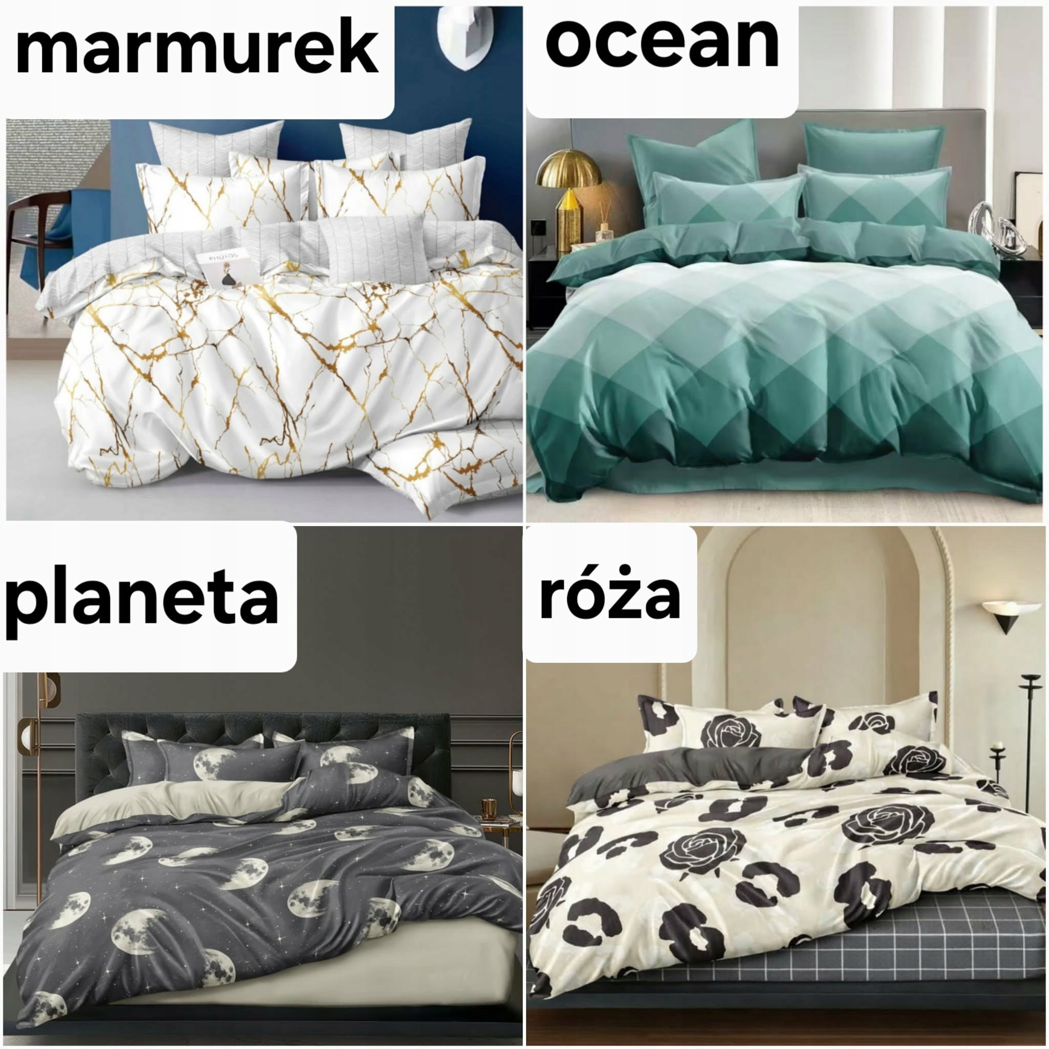 4 part Bedding set 160x200 cm + Bedding sheet Packaging status original