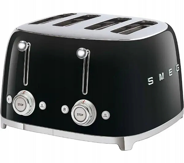 4 slot toaster Smeg TSF03BLEU 2000W Black Packaging status original