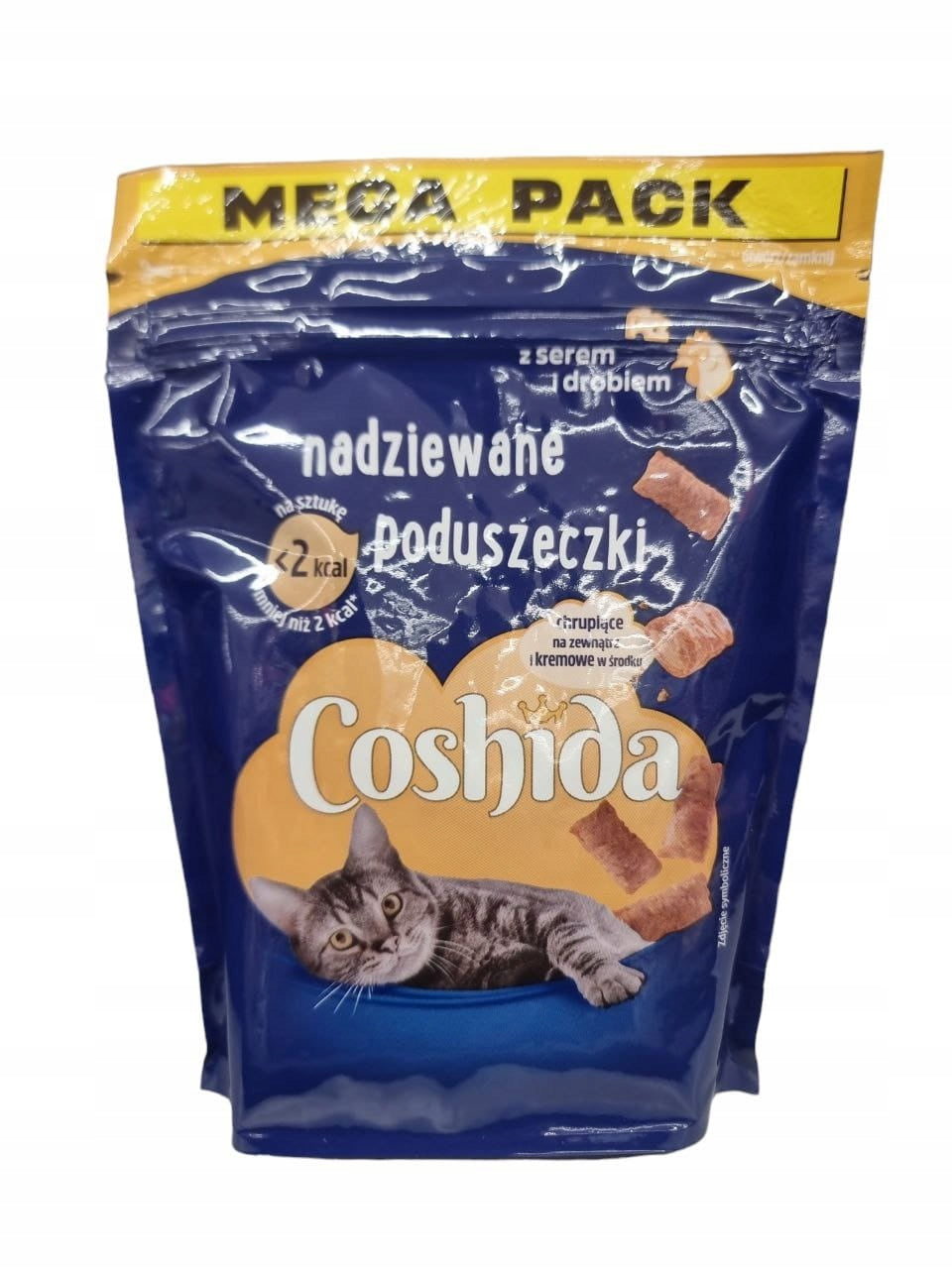 4 x COSHIDA STUFFED PILLOWS FOR CAT LOW CALORIE FLAVORS 2kcal Packaging status original