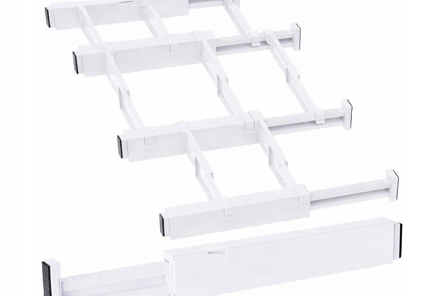 4 x Drawer Organizer Drawer Seprator Adjustable Compartment 28-43cm 079 Manufacturer code L079
