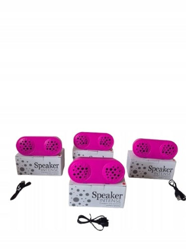 4 x Intense Pink Wireless Portable Bluetooth/N Speaker