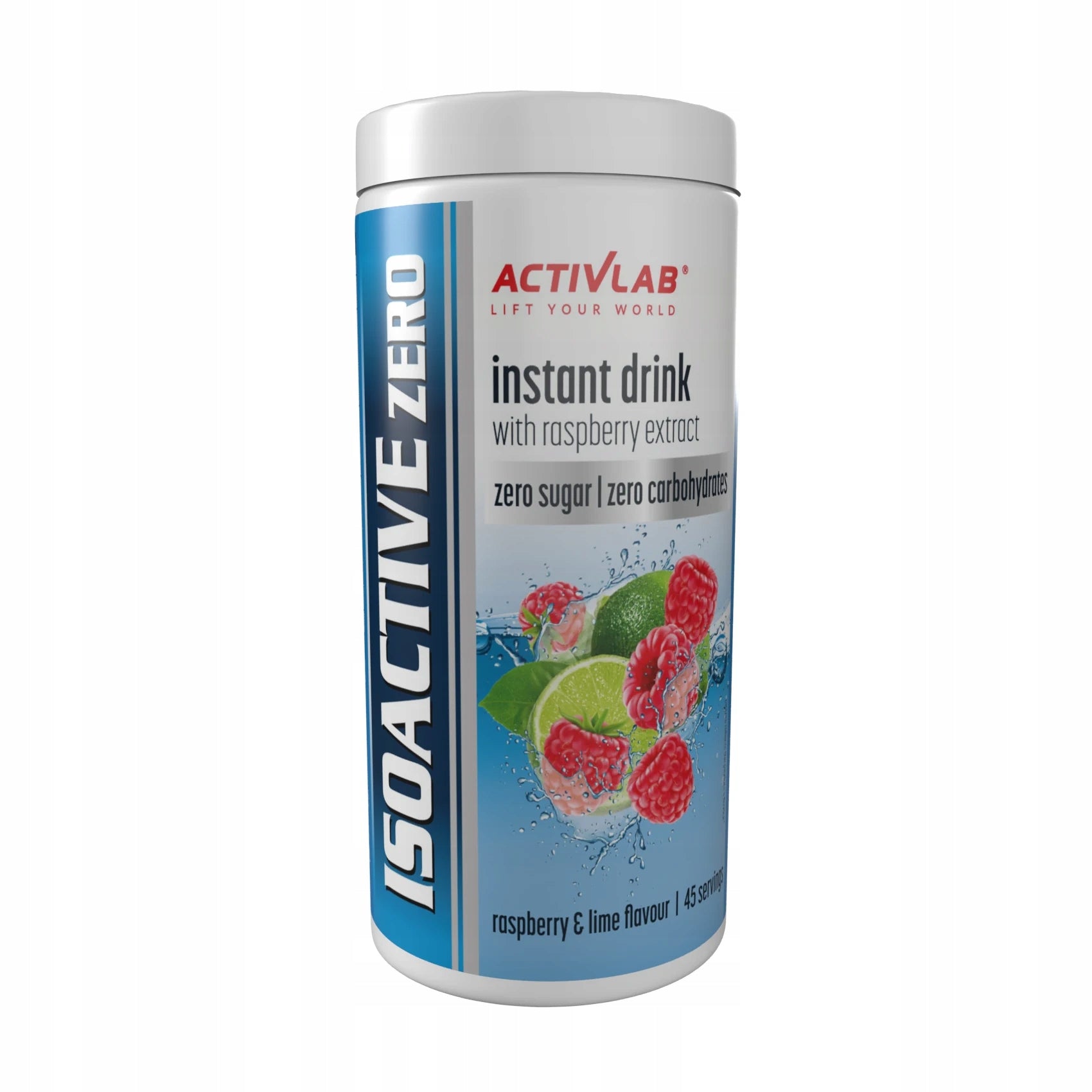 4 x Isoactive ZERO Electrolytes WITHOUT SUGAR RASPBERRY-LIME Brand Activlab