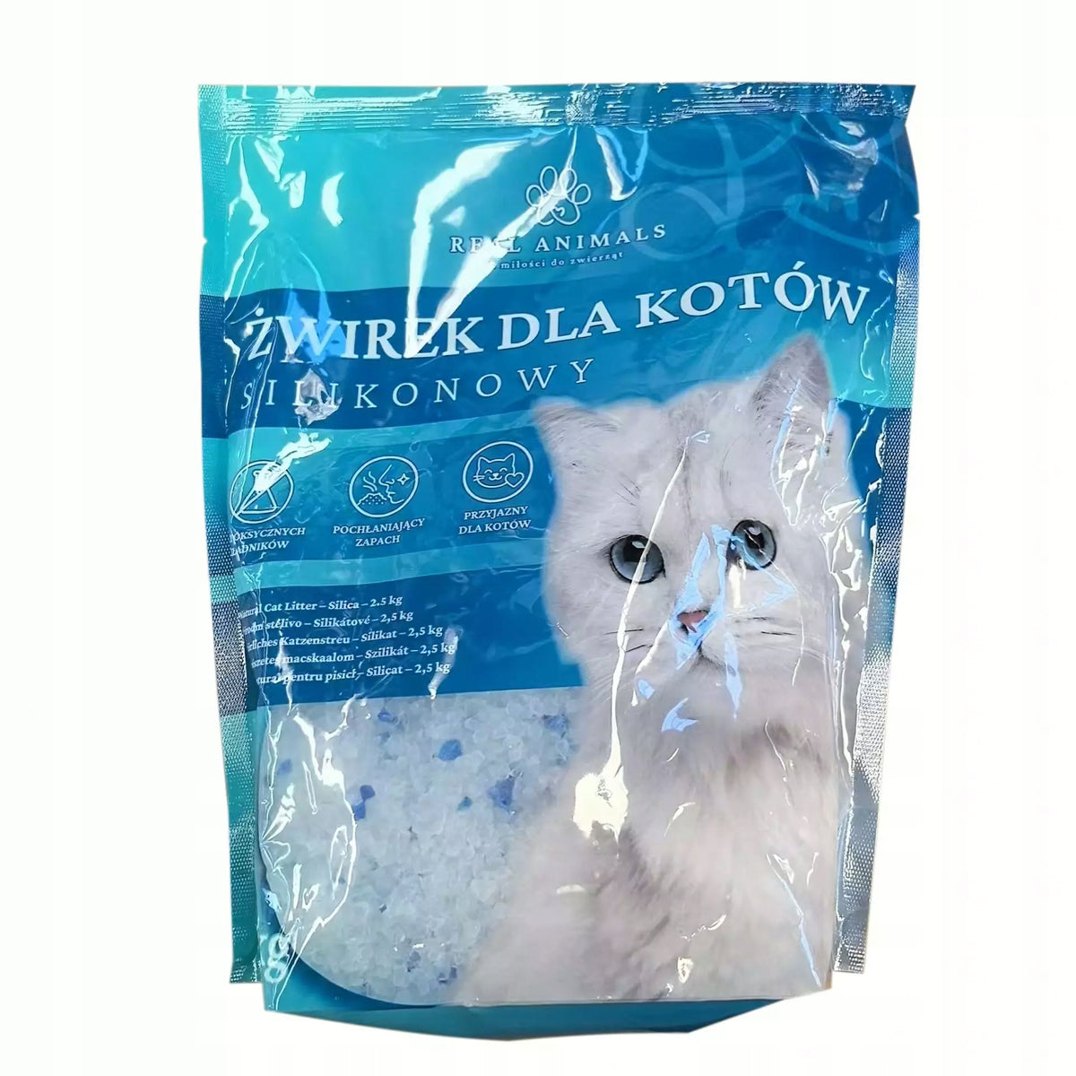 4 x Silicone Cat Litter for Cuvette 1,5 kg Non-Clumping Dust-Free