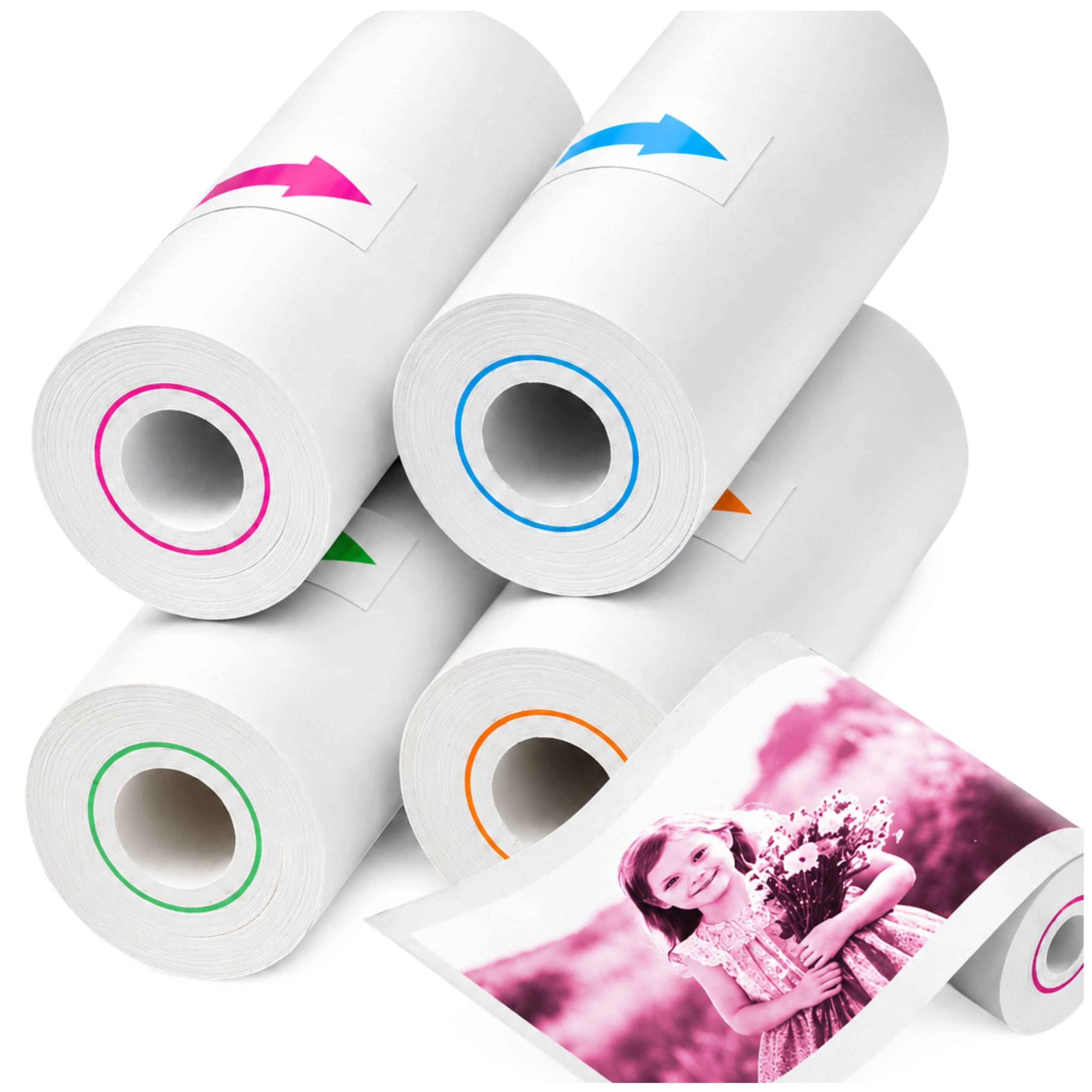 4 x Thermal Paper Roll for Instant Color Printing Camera