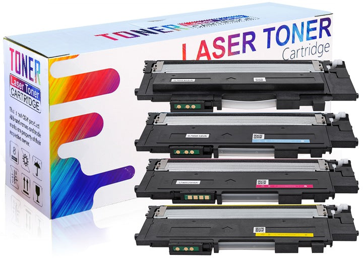 4 x Toner for Samsung C430W C480W C480FW CLT-K404S