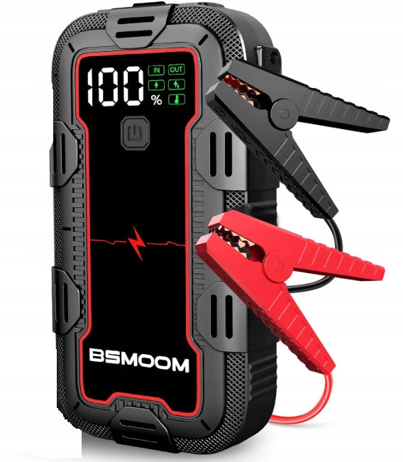 4000A car starter with LED flashlight and EVA case