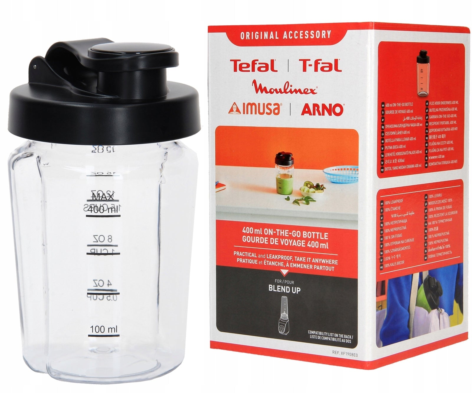 400ml bottle for TEFAL On-the Go blender | BL19H4 BL190A BL19JE