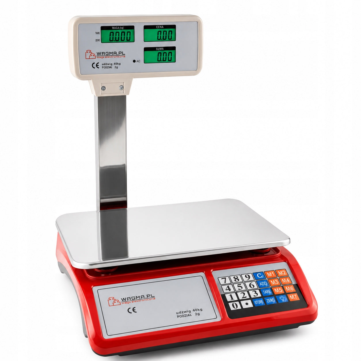 40KG/2G ELECTRONIC SCALE WITH LED BOOM WAREHOUSE SHOP FAIR Packaging status original