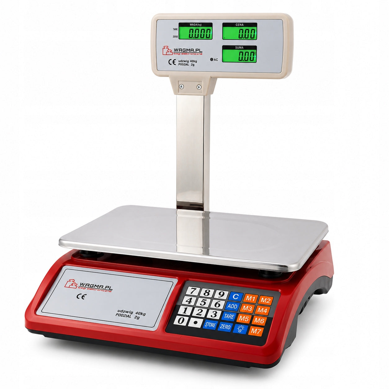 40KG/2G ELECTRONIC SCALE WITH LED BOOM WAREHOUSE SHOP FAIR