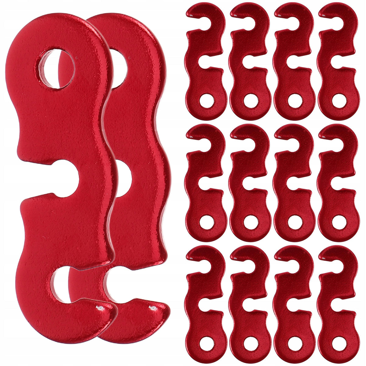 40Pcs Red Aluminum Alloy Tent Rope Tensioners Lightweight & Adjustable Manufacturer code 20403744