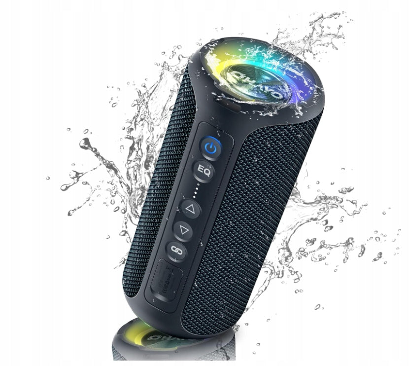 40W RGB Bluetooth Speaker, Portable Bluetooth Box with LED Lighting