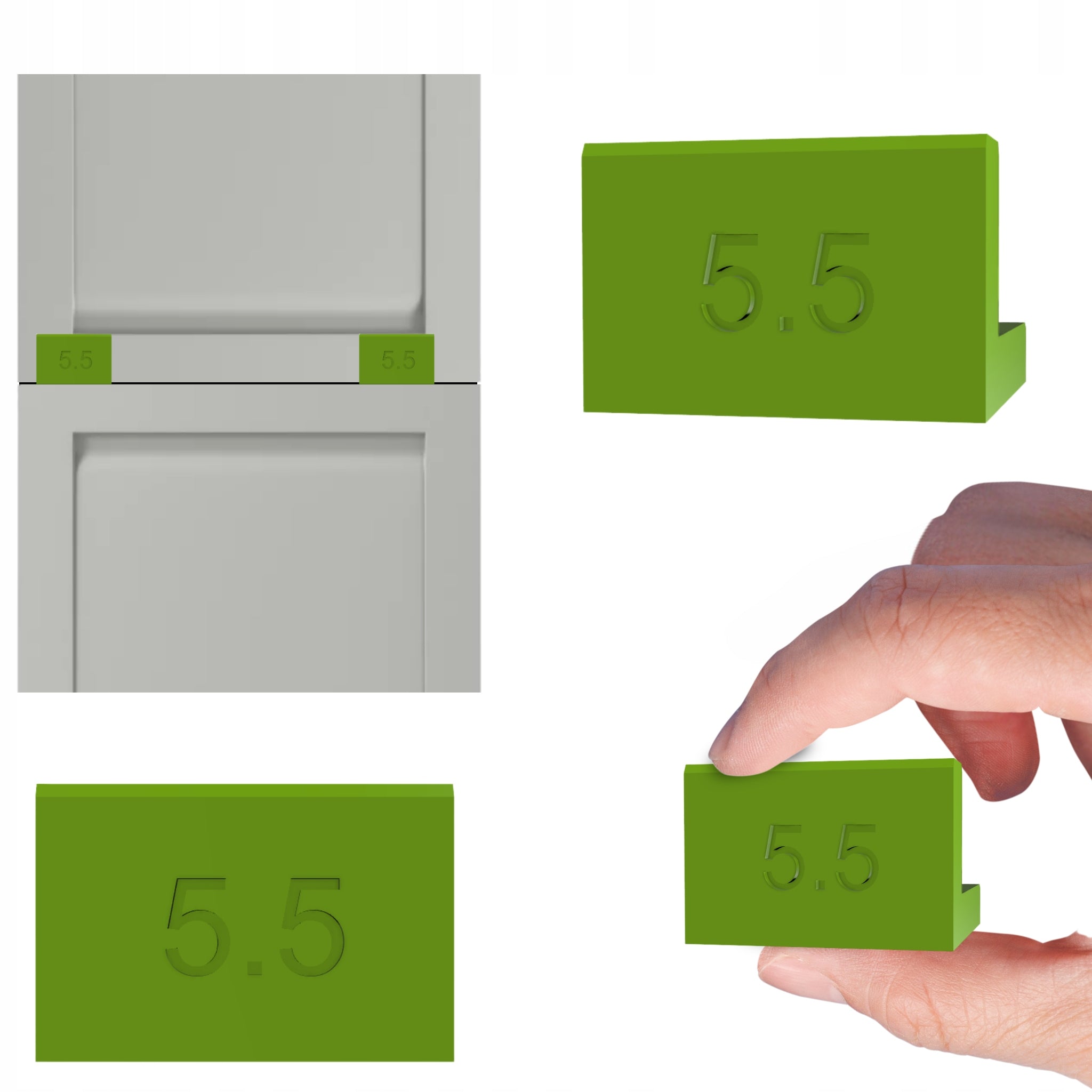 40X DISTANCE TO CABINETS – PRECISE ALIGNMENT OF FURNITURE FRONTS 10 TYPES Packaging status original