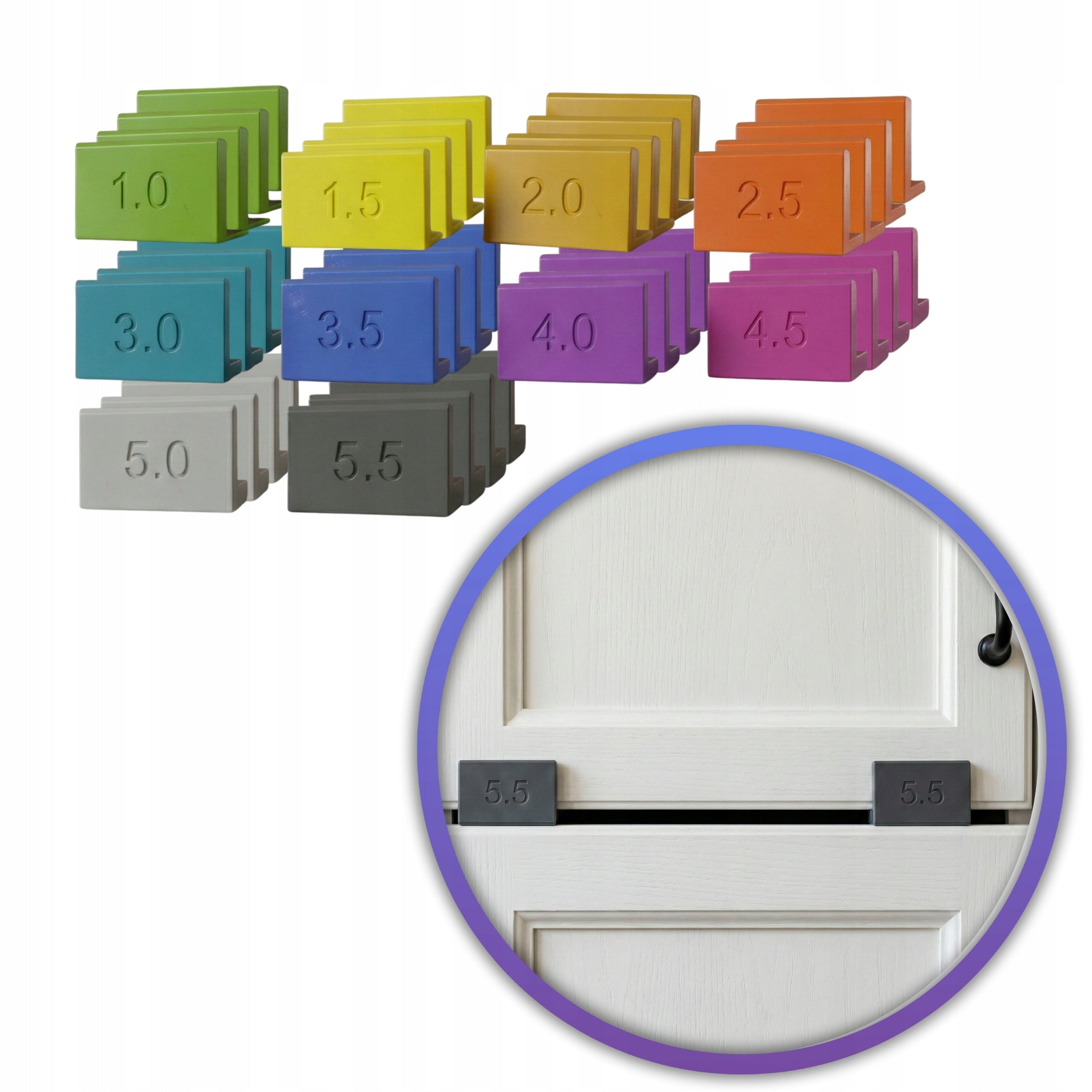 40X DISTANCE TO CABINETS – PRECISE ALIGNMENT OF FURNITURE FRONTS 10 TYPES
