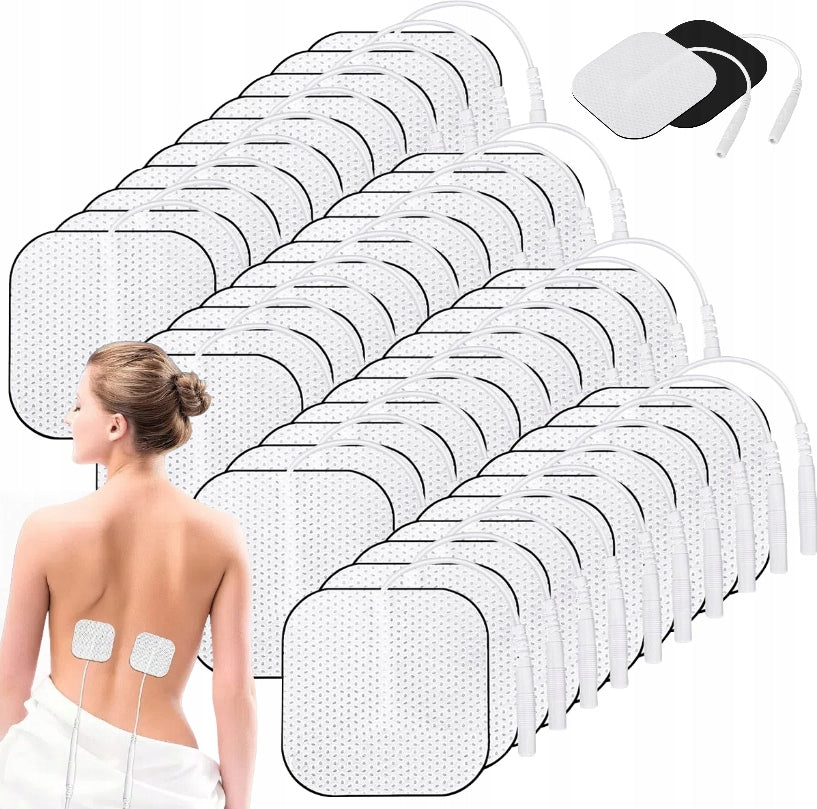 40X TENS EMS GEL ELECTRODES FOR OVERLAY ELECTROSTIMULATION 40 pcs