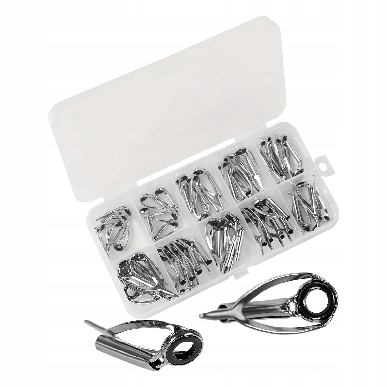 40x Fishing Rod Tip Repair Kit Fishing Ring Replacement Fishing Lovers Brand no brand