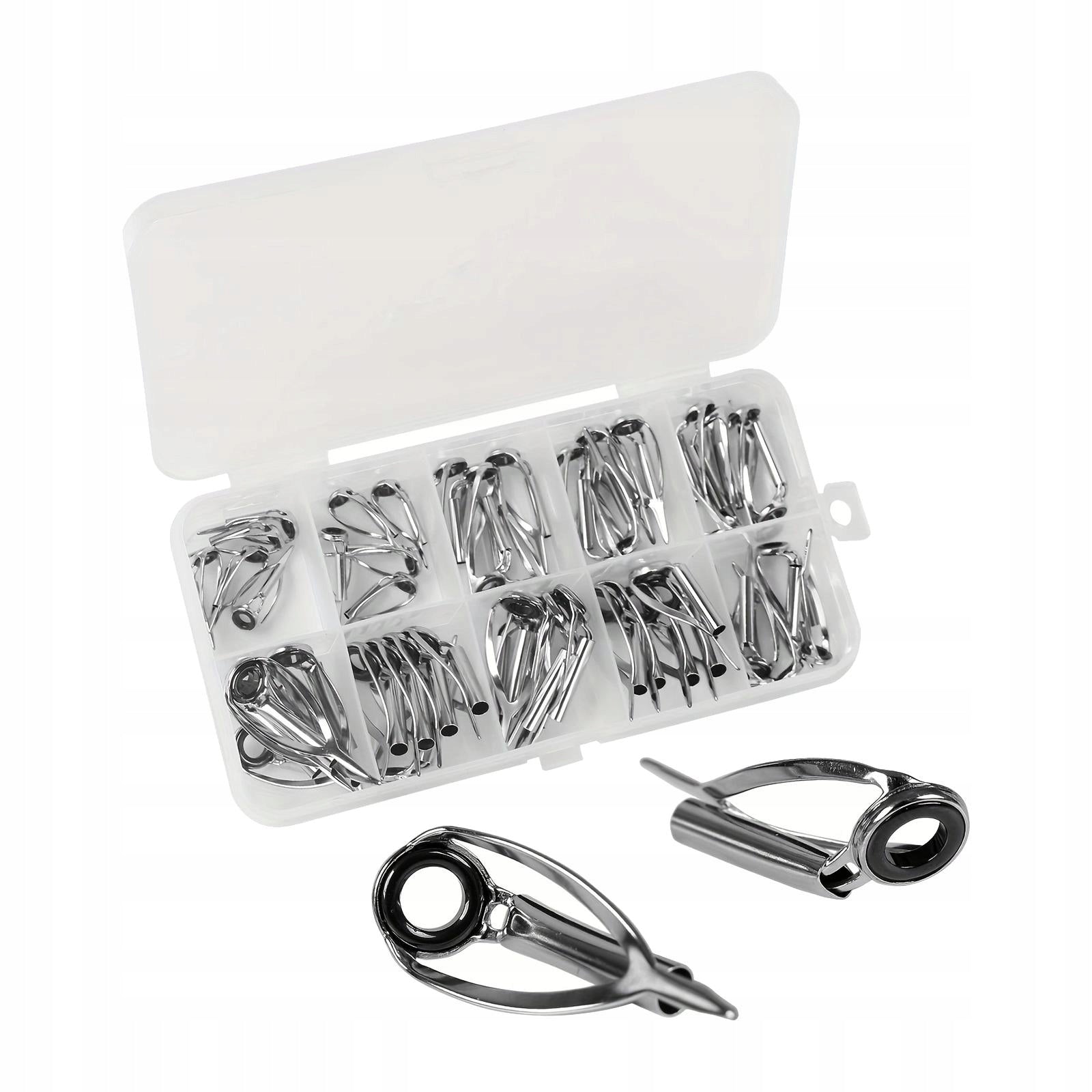 40x Fishing Rod Tip Repair Kit Fishing Ring Replacement Fishing Lovers