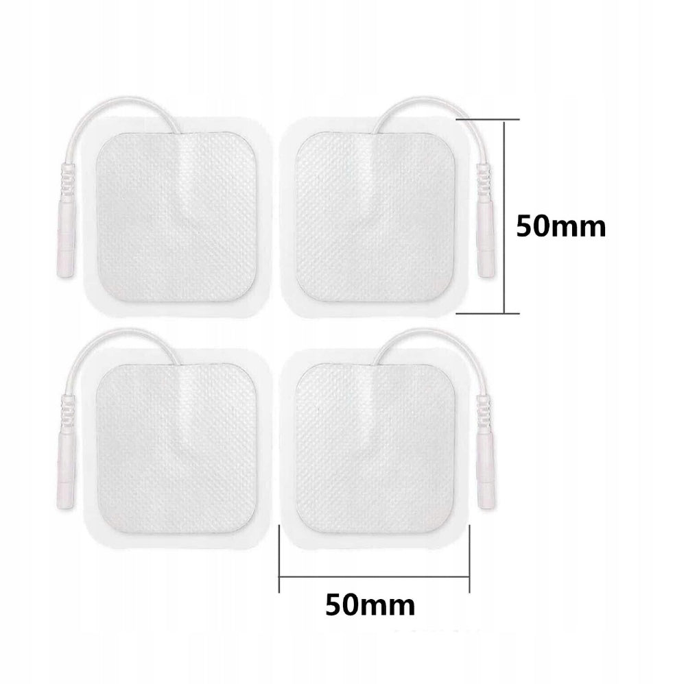 40x gel electrodes 5x5cm pin 2 mm TENS EMS SANIT Brand no brand