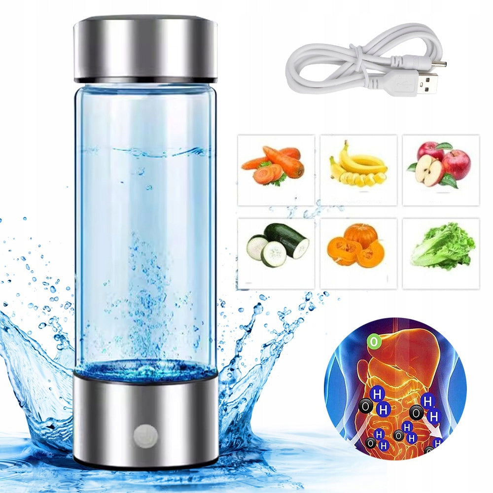 420ML BOTTLE WITH WATER-RICH ALKALINE WATER IONIZER GENERATOR Packaging status original