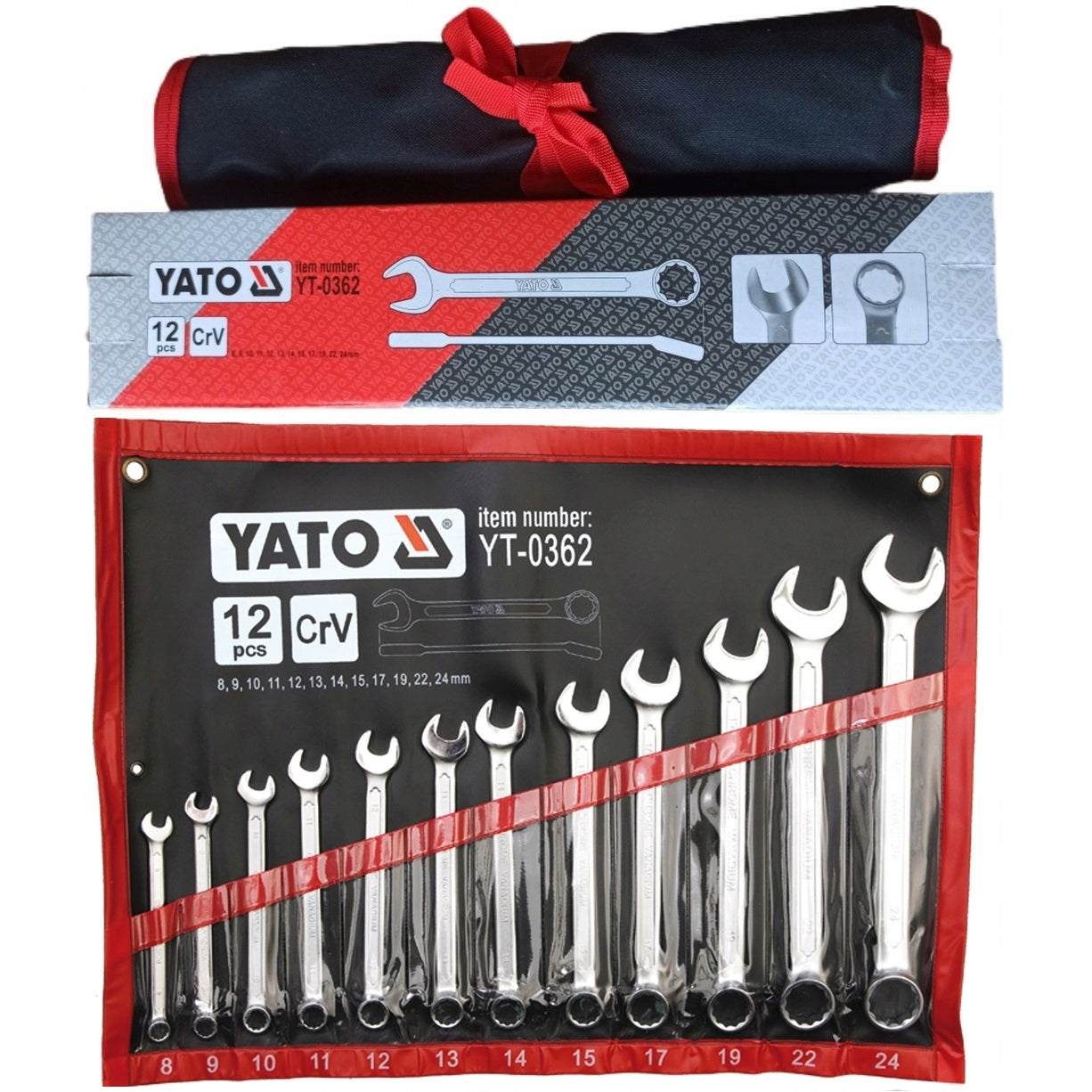 Raktų rinkinys Yato YT-0362