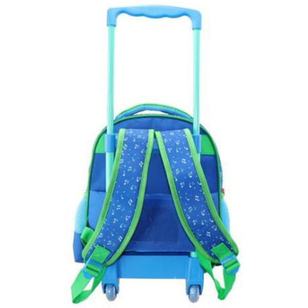 44 Csacska Macska: Gurulós lekerekített iskolatáska, hátizsák 27x10x31cm Brand Luna