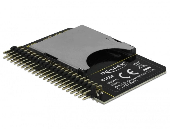 44-pin IDE converter to SD socket Delock 91664