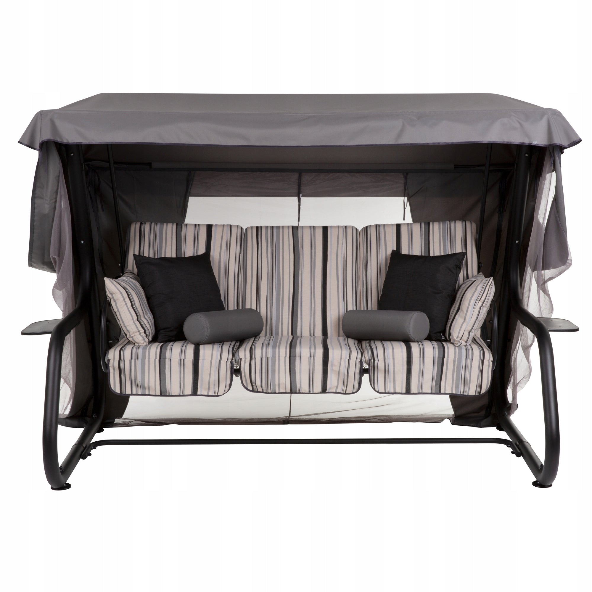 448545 Swing bench garden rocker Venezia Lux Black Edition PATIO