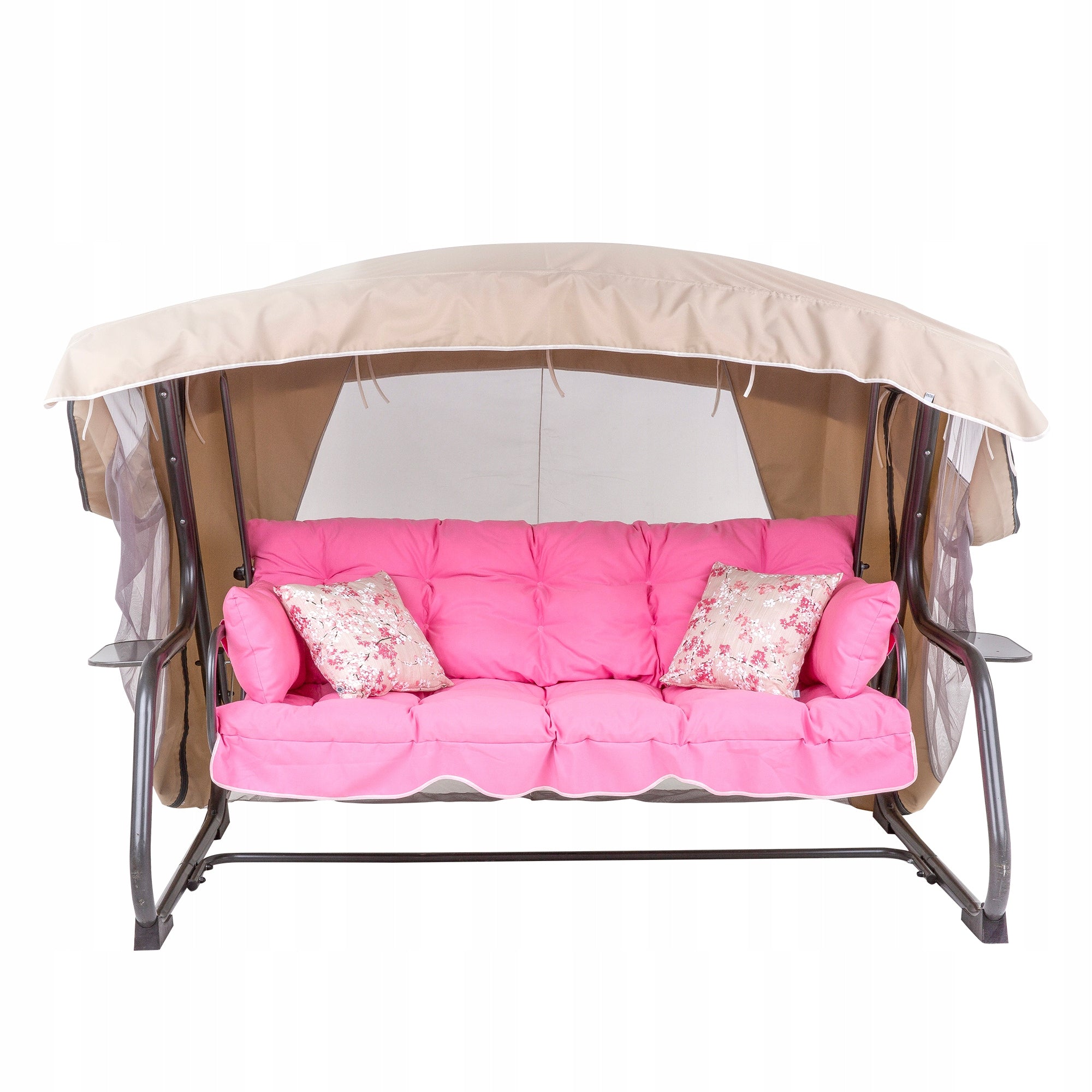 448640 Garden swing with mosquito net Ravenna Lux fold-out + Freebie