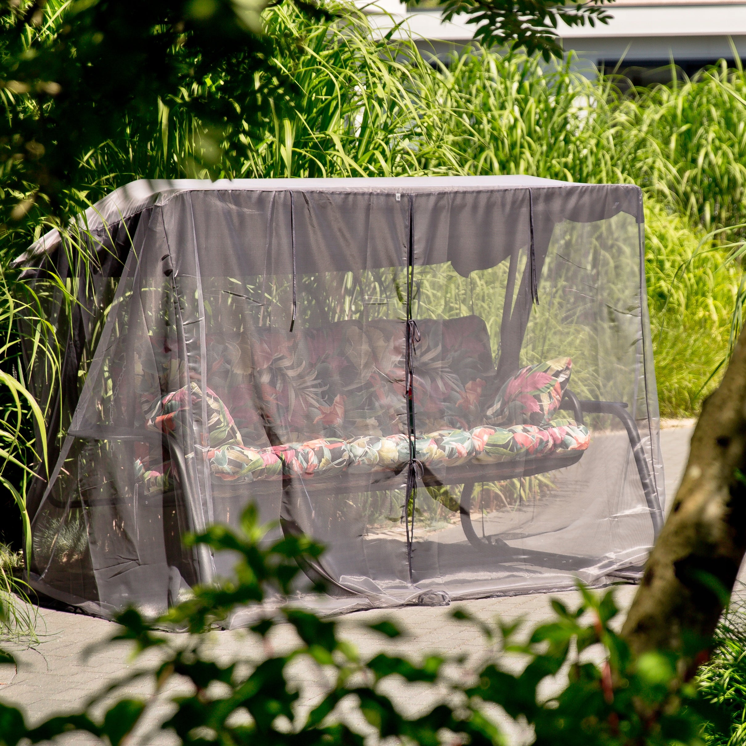 448783 Garden Swing Metal Reclining Celebes Plus Black Edition Line Celebes Plus Black Edition