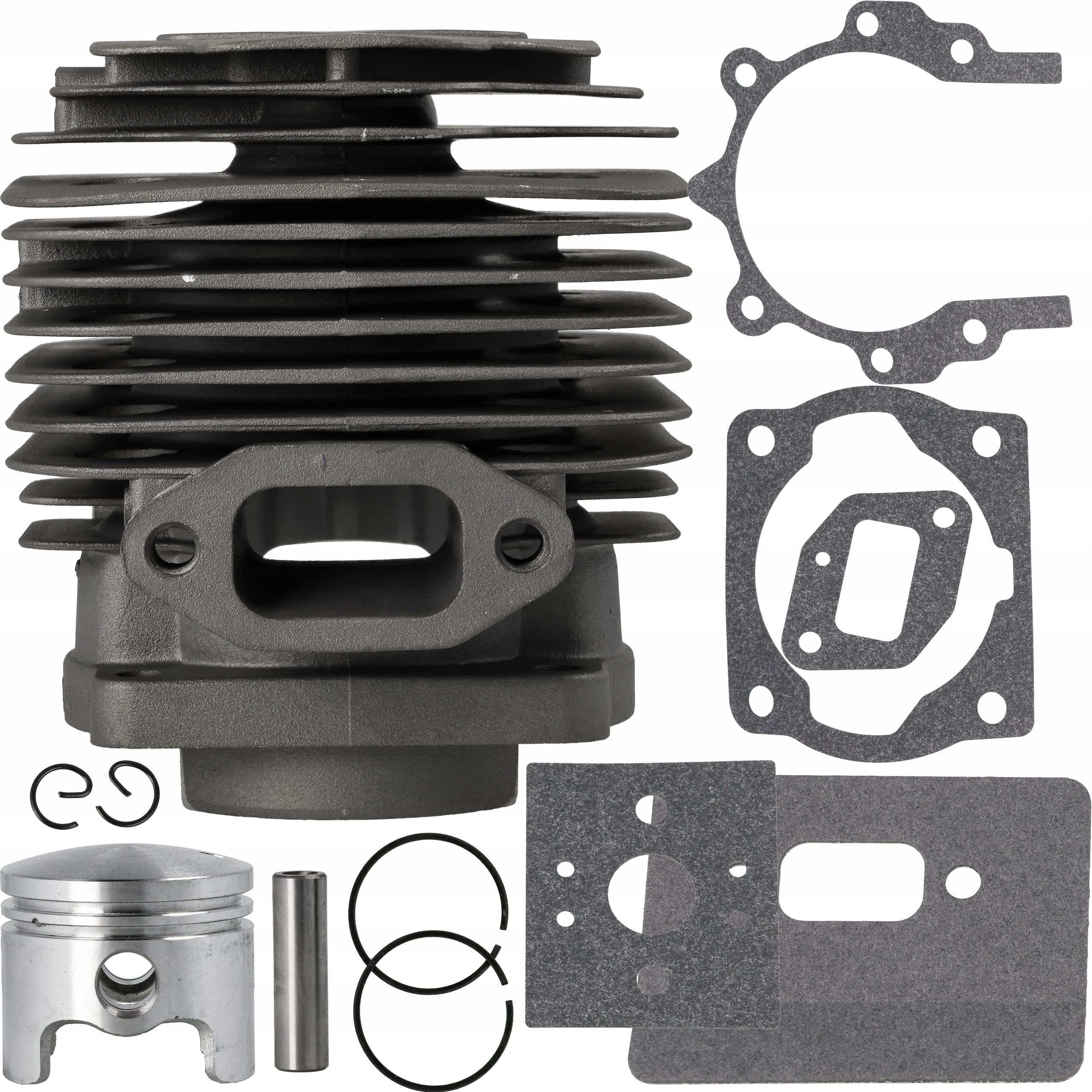 44MM PISTON CYLINDER FOR COMBUSTION SCYTHE WITH GASKETS FOR NAC HECHT REPLACEMENT