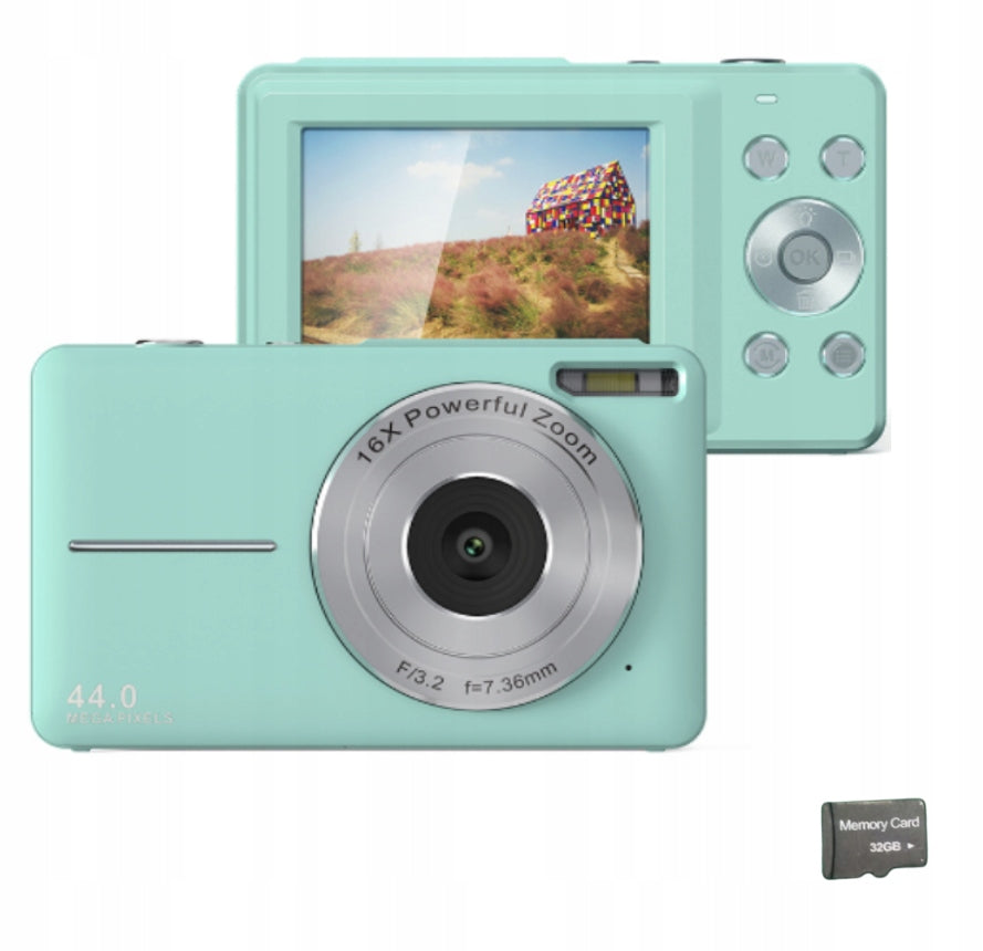 44MP/1080P Digital Camera with 16X Digital Zoom and Fill Light