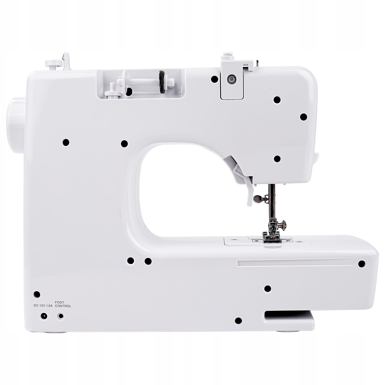 45 Stitches Electric Sewing Machine Household with 42pcs Sewing Kit Dominant color white