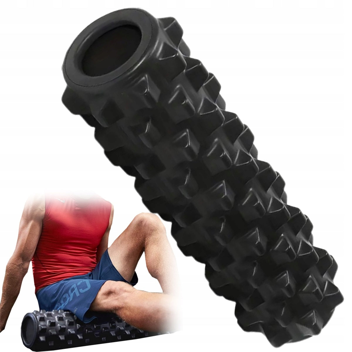 45cm Roller with 3D convex points for relaxing back and buttocks muscles Packaging status original