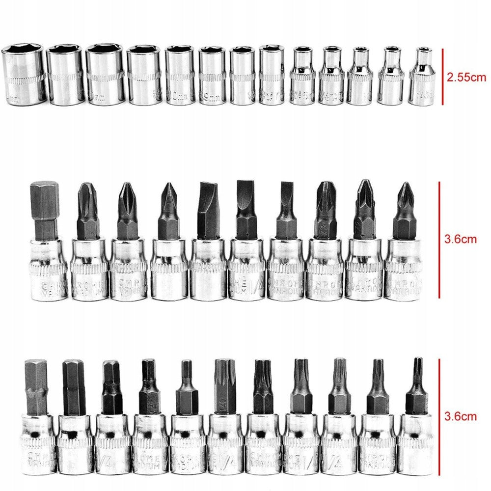 46 PIECE HOME HYDRAULIC CARPENTRY SOCKET WRENCH SET Brand no brand