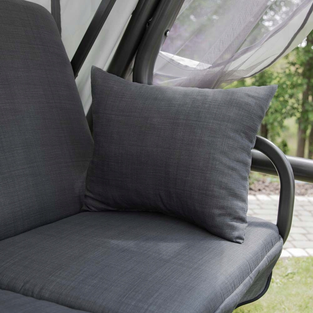 461114 GARDEN SWING WITH MOSQUITO NET 4 PERSONS Material of manufacture metal fabric synthetic material