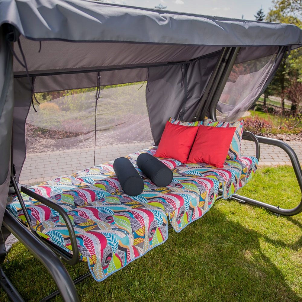 461838 GARDEN SWING WITH MOSQUITO NET PATIO VENEZIA LUX Seat length 179 cm