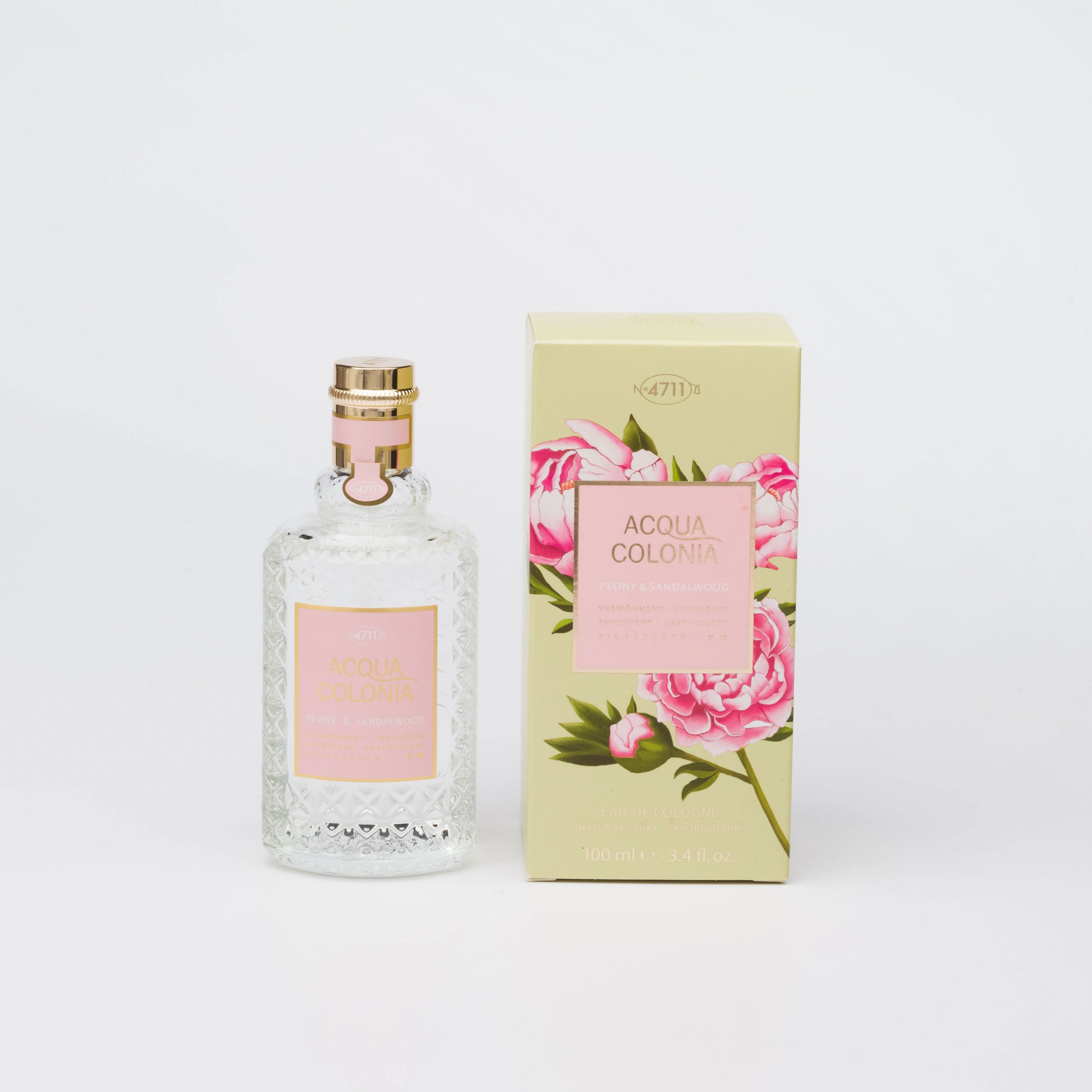 4711 Acqua Colonia Peony & Sandalwood Ladies Eau de Cologne 100ml Packaging status original