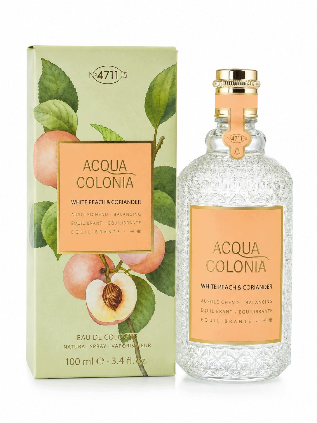 4711 Acqua Colonia White Peach & Coriander – cologne 100 ml
