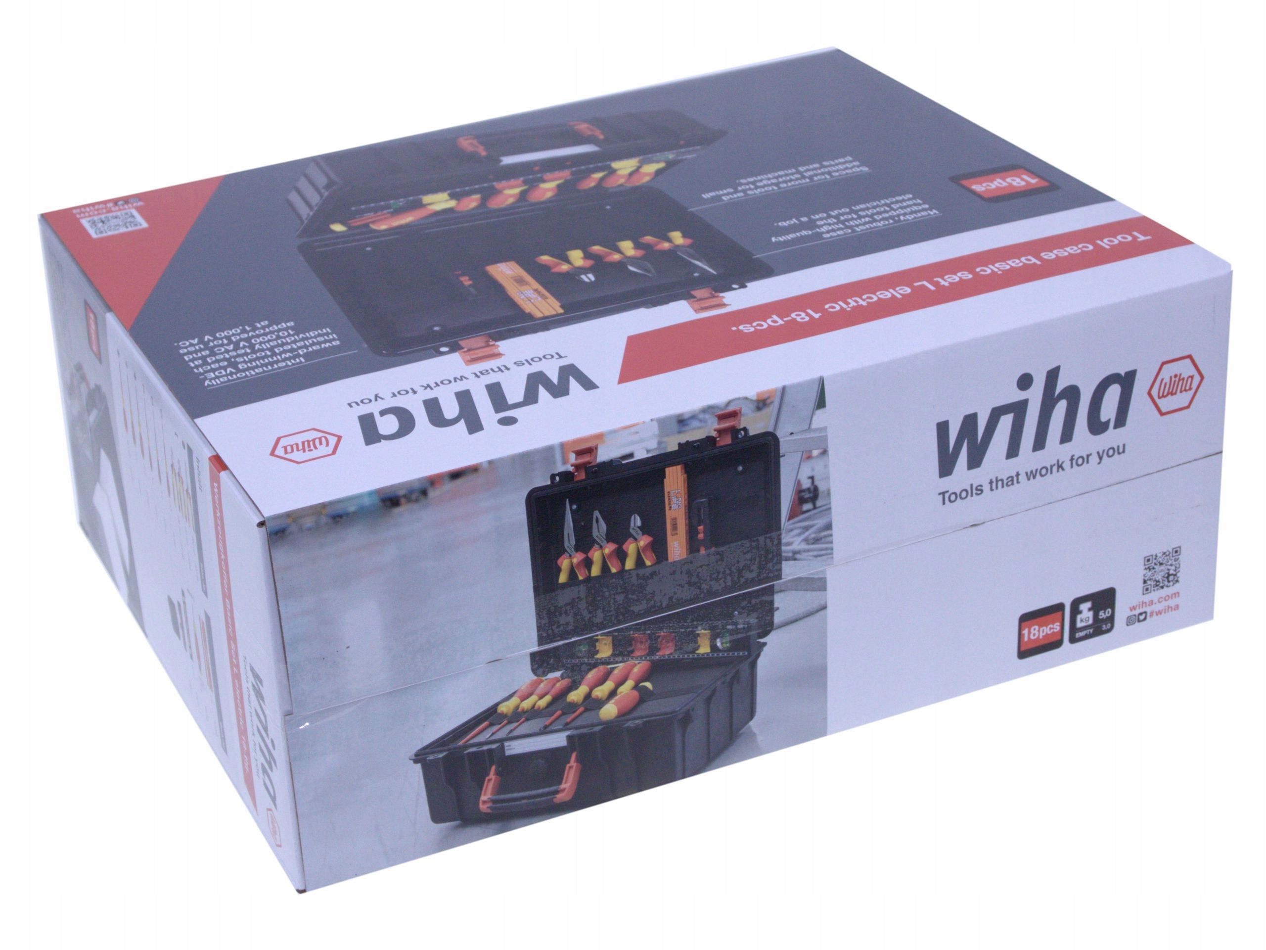 Elektriko įrankių rinkinys WIHA 45530, 18 dalių