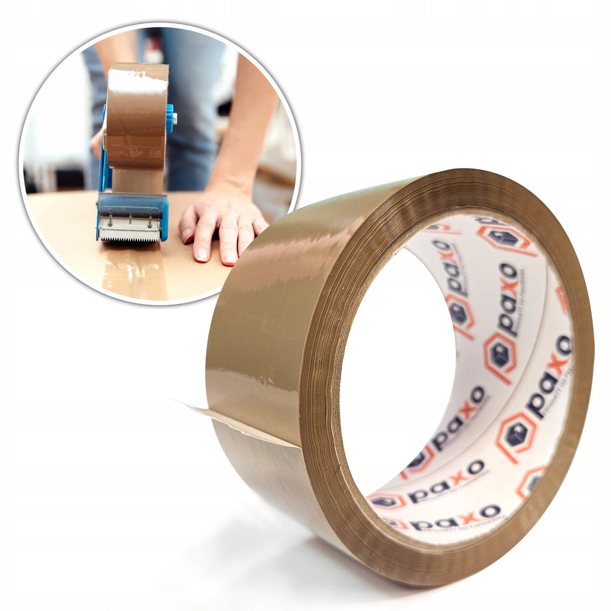 48/100y ACRYLIC ADHESIVE BROWN PACKAGING TAPE