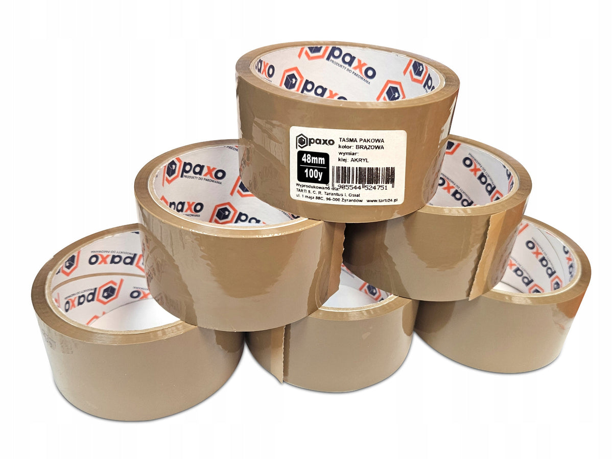 48/100y ACRYLIC ADHESIVE BROWN PACKAGING TAPE