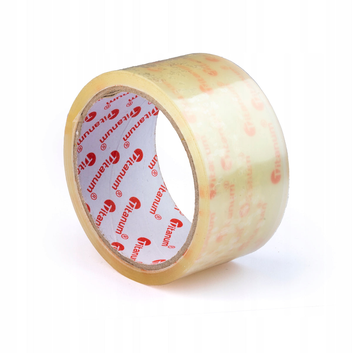 48/50 COLOURLESS TRANSPARENT ADHESIVE PACKING TAPE Brand Titanium